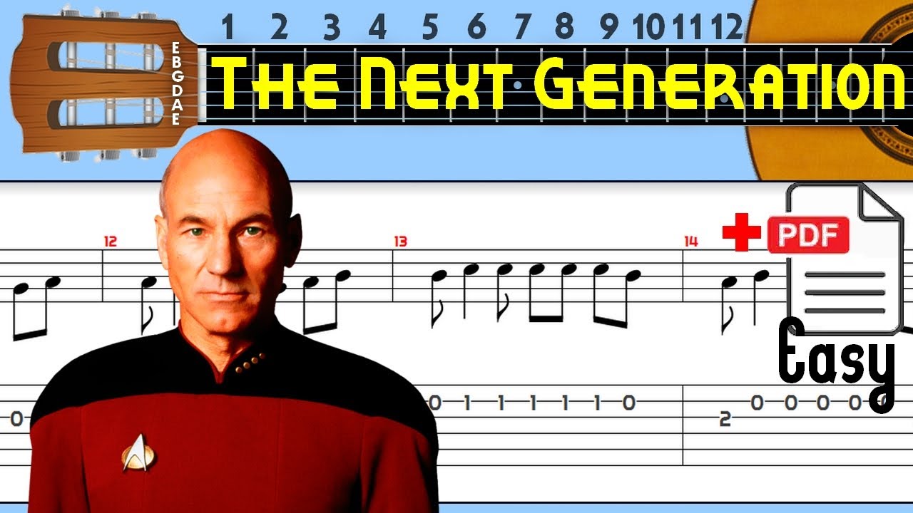 Video of Star Trek - The Next Generation Guitar Tab