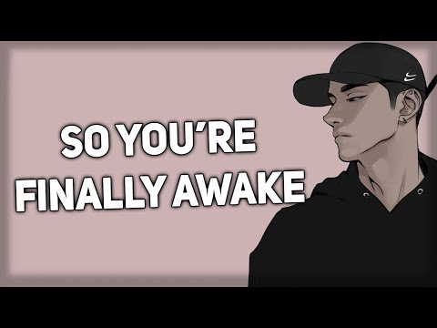 Tired boyfriend notices you've woken up [Hair Playing] [Cuddles] [ASMR Boyfriend]