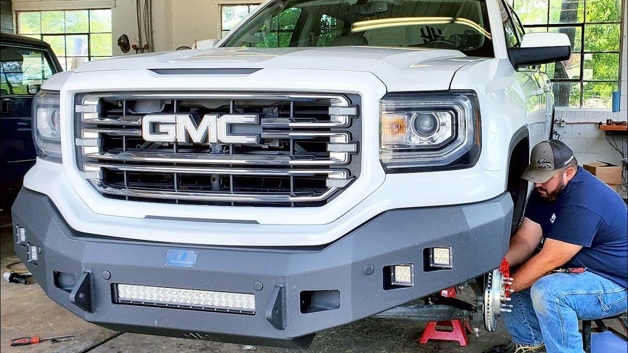 Power Stop Brakes Install on Hammer Head Armor's GMC Sierra