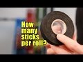 How many tape jobs can you get from a single roll?