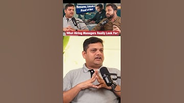 What Hiring Managers Really Look For: Resume, LinkedIn & Proof of Work — Shashikanth