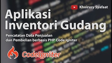 Aplikasi Inventory Barang masuk dan keluar berbasis web Code Igniter
