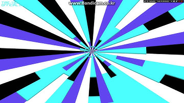 Open hexagon Rail Gun test play (7.235s)