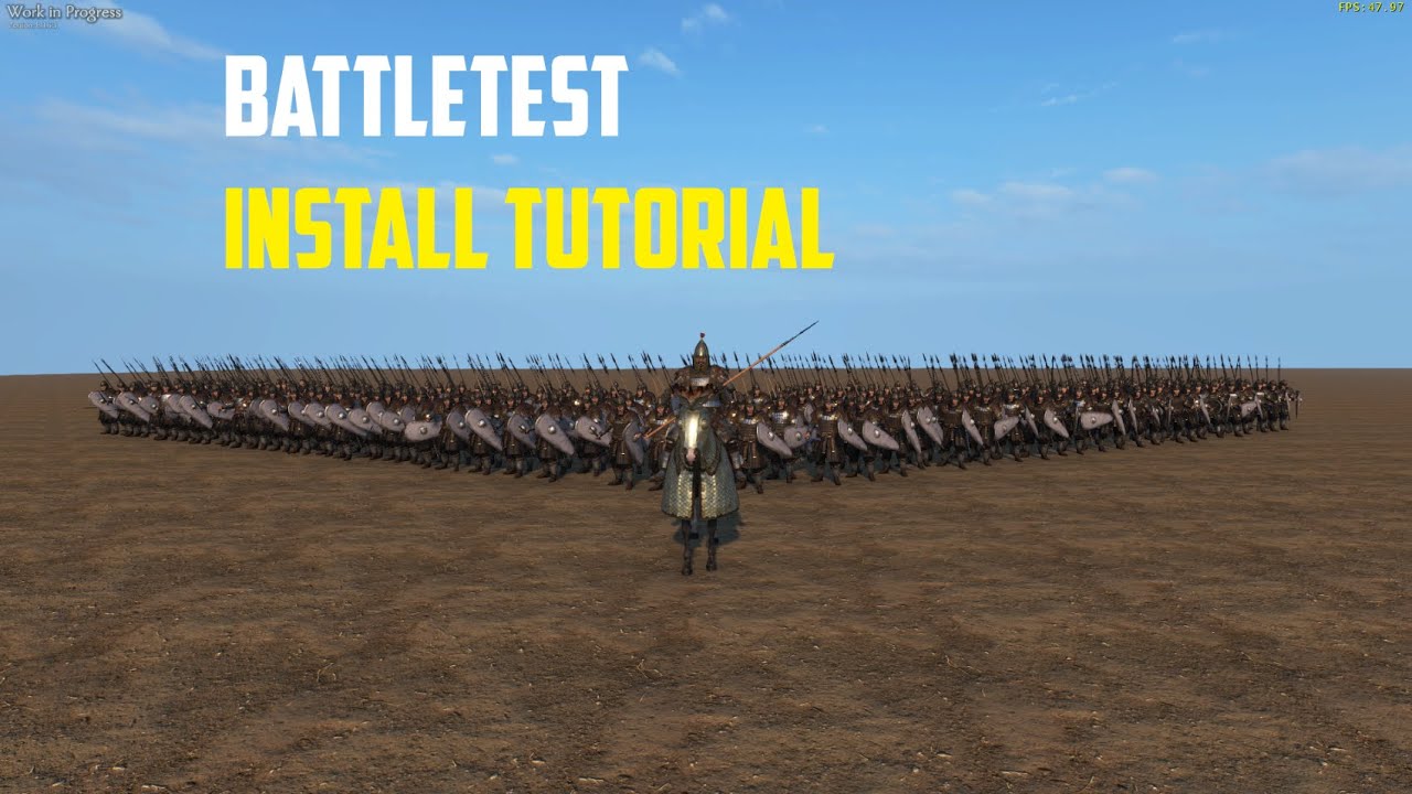 Mount Blade Bannerlord Ii Battletest Install Youtube