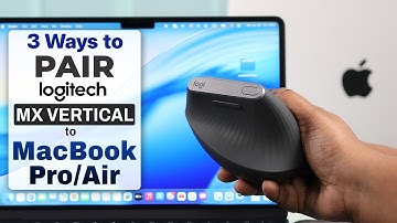 How to Connect Logitech Vertical Mouse to a MacBook! [Pair with MacOS]