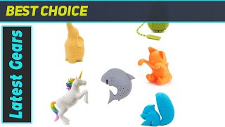 Cute Animal Silicone Tea Filters Tea Infuser Unicorn Shark Squirrel Cat Owl Elephant Tea