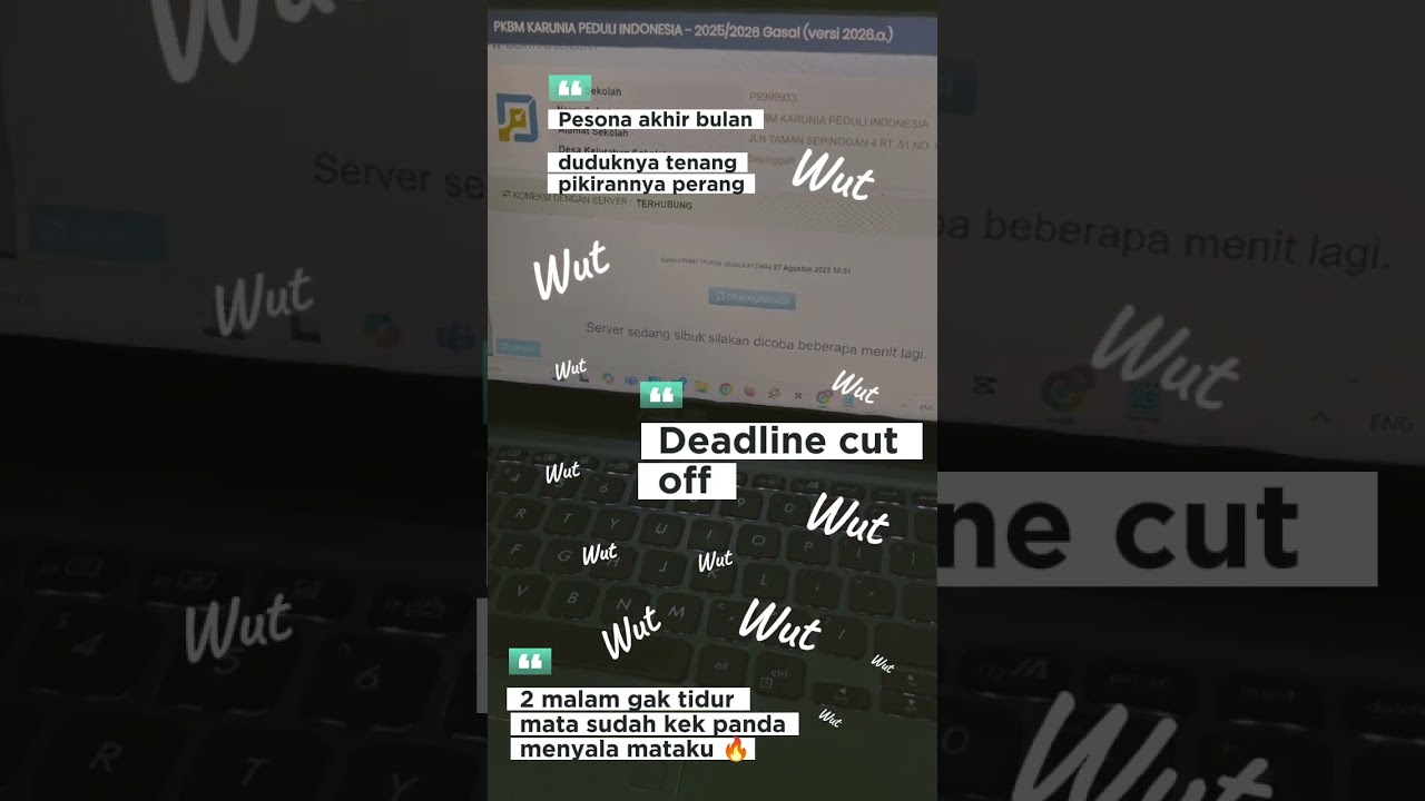 🏫 PKBM YKPI || WAKTU DEADLINE CUT OFF
