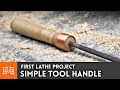 First Lathe Project: Simple Tool Handle | I Like To Make Stuff