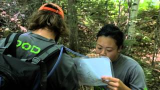 Orienteering with Woods Canada Explorers Melba & Adam