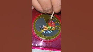 "Simple Turning a €1 Spirograph into a Viral Masterpiece" #spirographshr #spirograph  #satisfying
