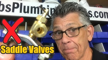 Sioux Chief Saddle Valve Installation