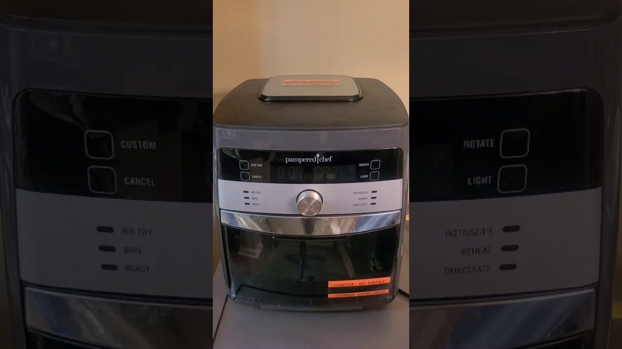 Pampered Chef Deluxe Air Fryer 101 Settings How To Use YouTube