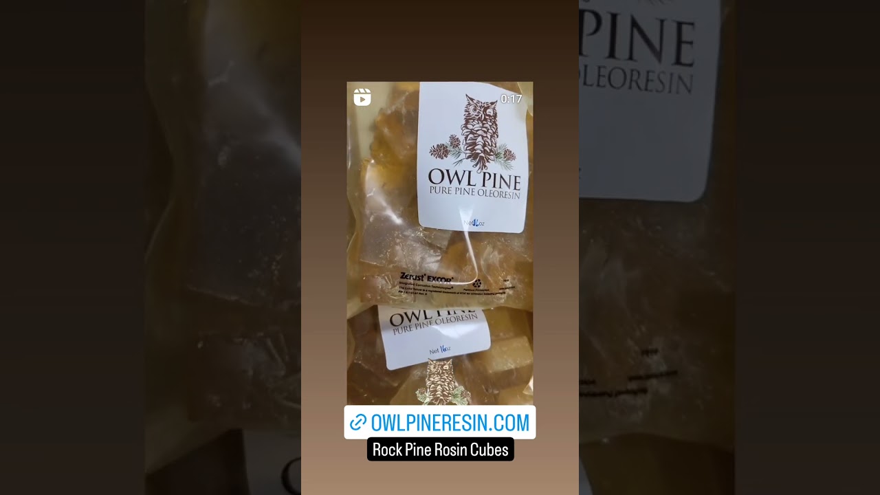 OwlPine Organics Pine Rosin Cubes