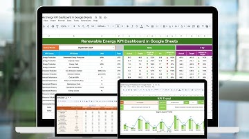 Renewable Energy KPI Dashboard in Google Sheets