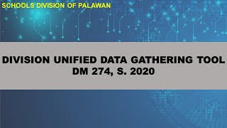Video tutorial on the Utilization of Division Unified Data Gathering Tool screenshot 4