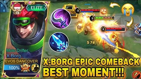 XBORG COMEBACK ZILONG NO MERCY‼️ | BUILD TOP GLOBAL XBORG | XBORG GAMEPLAY | XBORG MLBB