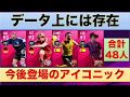 【合計４８人】データ上には存在しているアイコニックモーメント選手を紹介！レベマの総合値見比べも！【ウイイレアプリ】