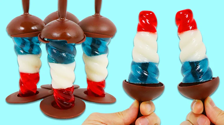 How to Make Red, White, and Blue Gummy Popsicles!