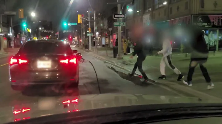 Gas Pump Hanging From Car