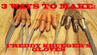 3 Ways to Make: Freddy Krueger's Gloves