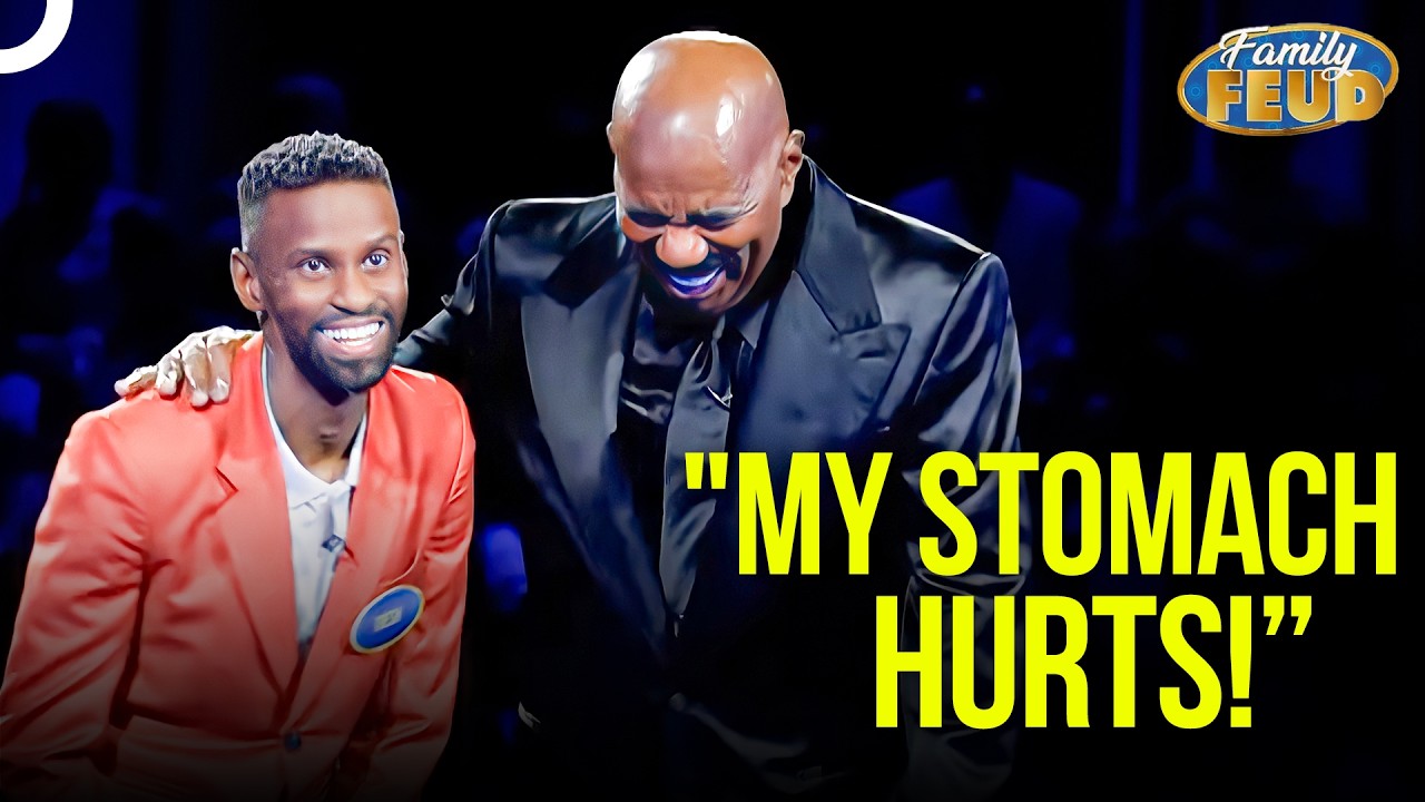 The FUNNIEST Fast Money Answers That Had Steve in TEARS! | Family Feud Compilations