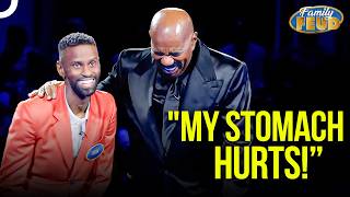 The Funniest Fast Money Answers That Had Steve In Tears  Family Feud Compilations