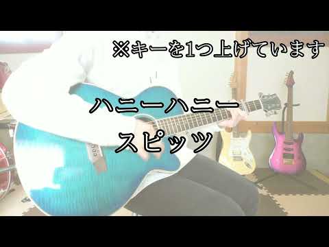 【歌詞付き】 ハニーハニー／スピッツ 弾き語りcover