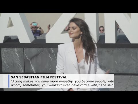 Penelope Cruz receives Donostia Award at San Sebastian Film Festival