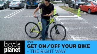How to get on and off a bike (The right way...)