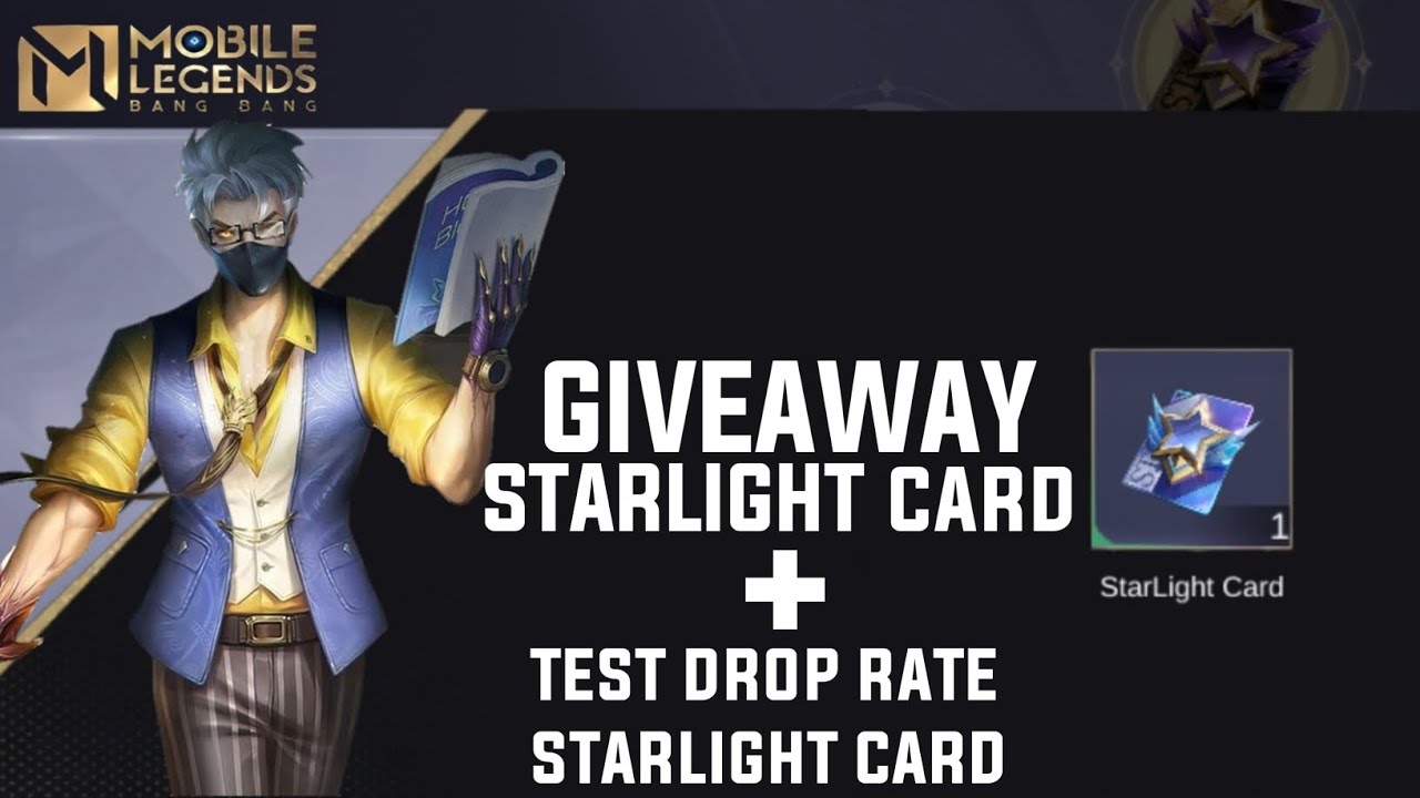 TEST DROP RATE STARLIGHT BULAN MARET 2025 + GIVEAWAY STARLIHGT CARD ...