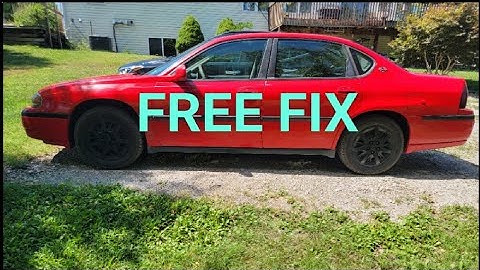 Chevy Impala Window Won