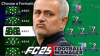Can a FC25 Draft SURVIVE on Football Manager?! (The Special One Edition)