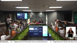 Sesión Especial Permanente de la Jornada Electoral del PEL 2024-2025 1-JUN-2025 Parte 6