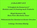 Bach Kantate BWV 60 II O Ewigkeit du Donnerwort, Christian Kluttig