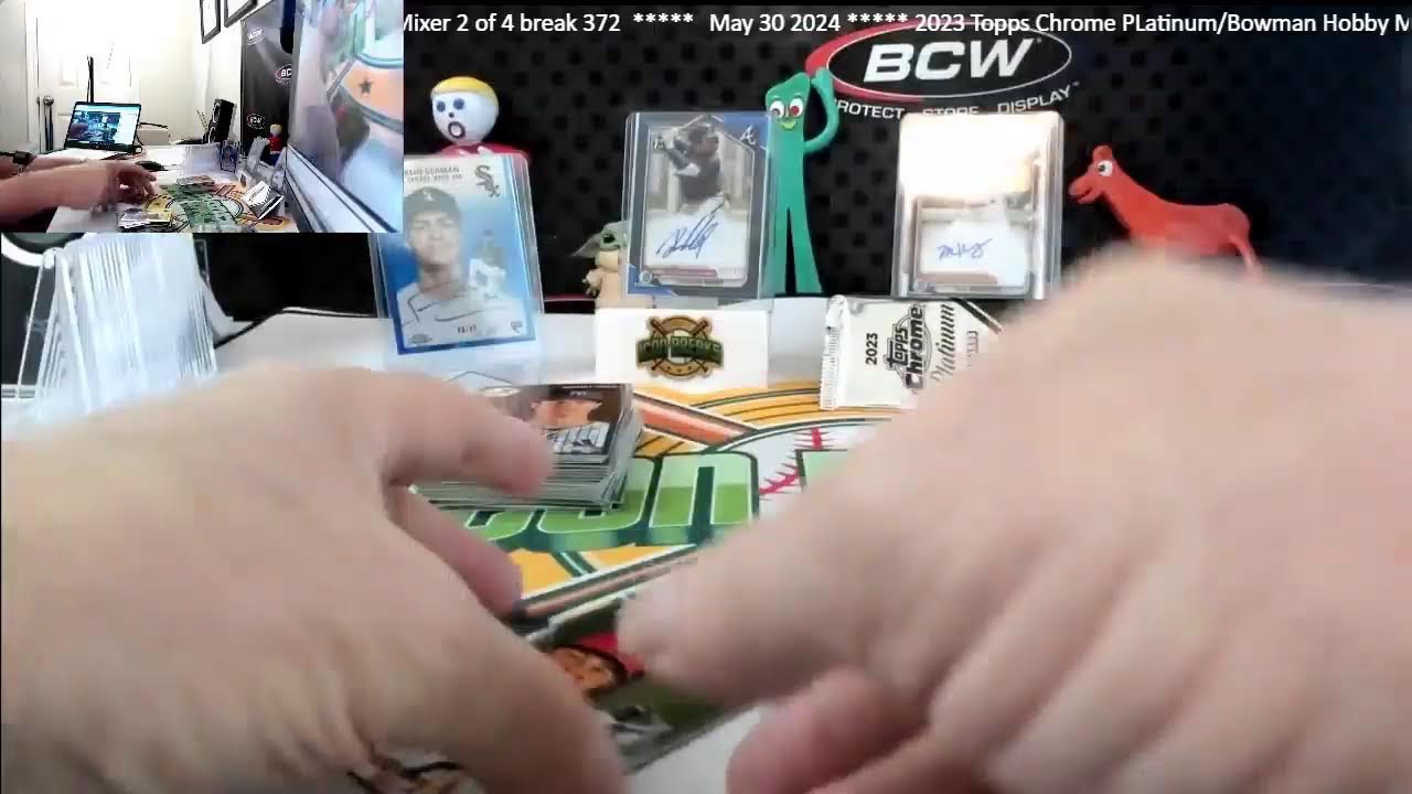 4 box Mixer with Bowman and Topps Chrome Plat Anniversary