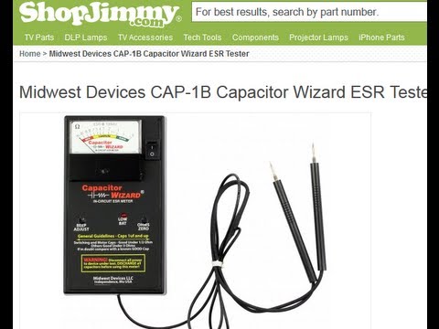 HOW TO TEST CAPACITORS IN CIRCUIT with Meter Tester