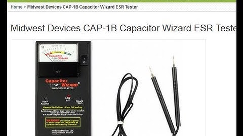 HOW TO TEST CAPACITORS IN CIRCUIT with Meter Tester