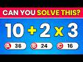 Can You Pass This Mixed Math Quiz? 🧠 Brackets & Order of Operations