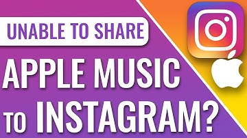 Unable to Share an Apple Music Song to Instagram?  Here is the fix