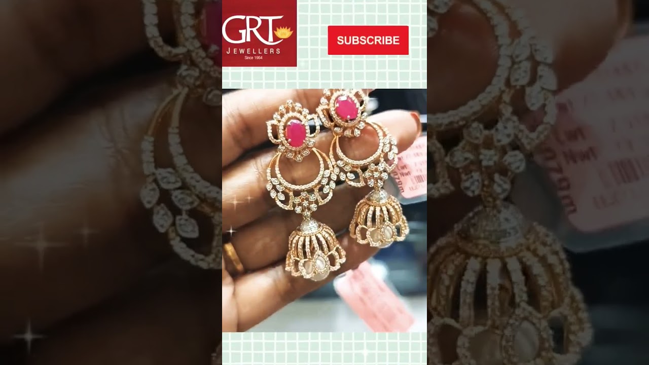 GRT Diamond jhumka 💞💞💞💞💞💞💞💞 