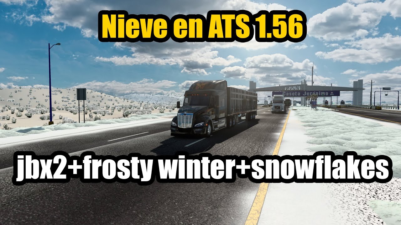 TUTORIAL NIEVE EN ATS 1.56 jbx2 + frosty winter + snowflakes
