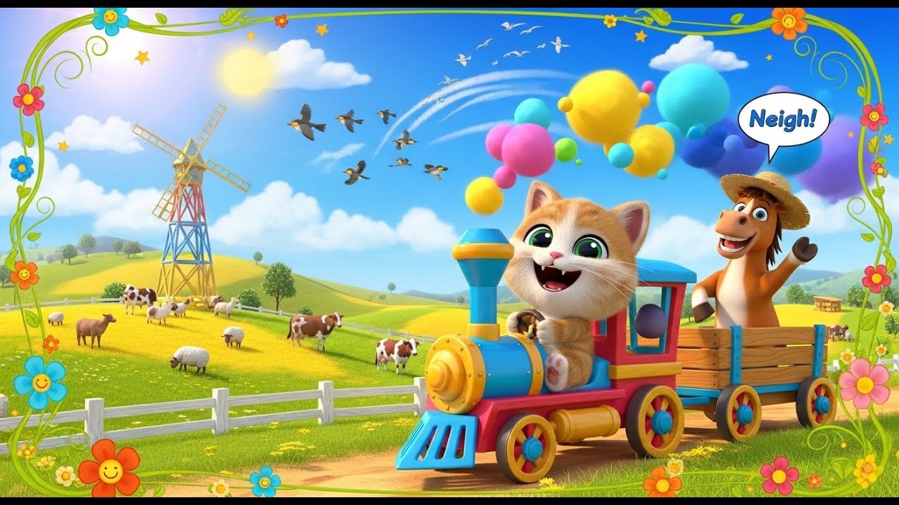 Kitty on the Bus 🚌🎵 | canciones infantiles y baby songs educativas para niños y toddlers