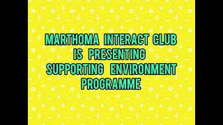 World Interact Week- Interact Club of Mar Thoma School