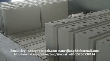 Gypsum block machine, hollow gypsum block making machine, gypsum block production line