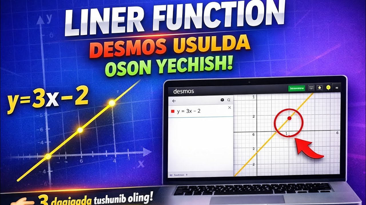 Liner function desmos usuli.  #sat #desmos #satexam #like 