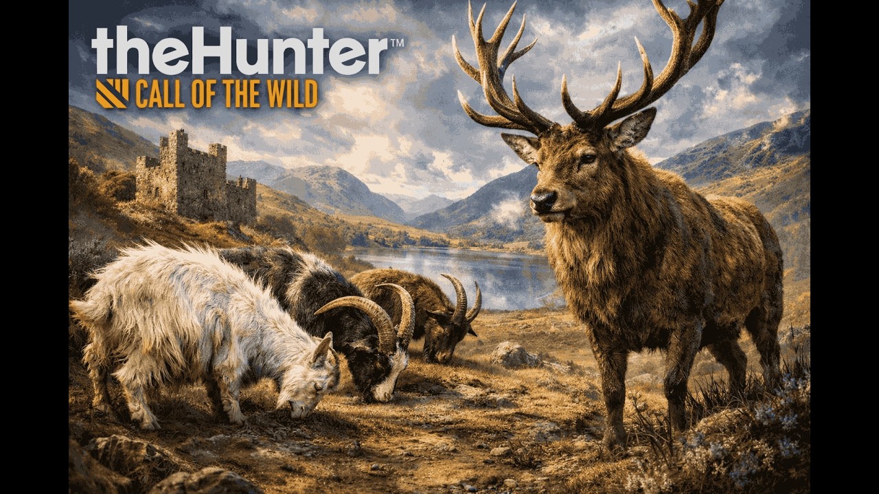 Szkocja the hunter Jelenie Szlachetne i te wstrętne zdziczałe kozy ^-^