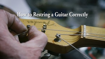How to Lock and Stretch Guitar Strings