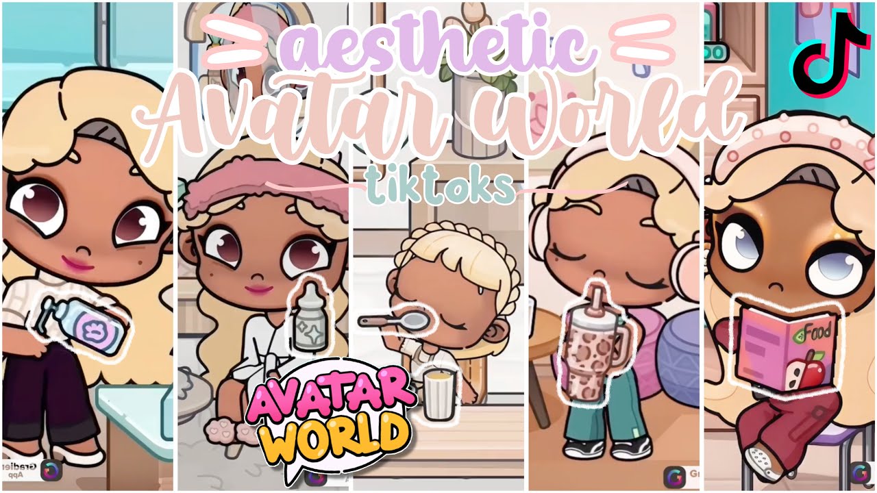 Avatar World Routine π45 minutes of Aesthetic Avatar World (routines, roleplay, cooking etc ...