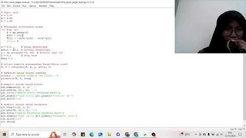 Metode Euler & Runge-Kutta Orde 4 pada Sistem Osilasi Pegas menggunakan Python 3 |part 1