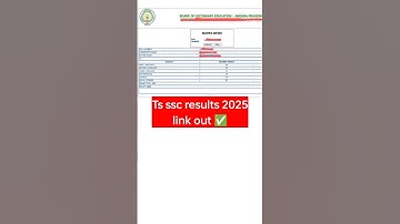 ts 10th class result 2025 released | how to check ts 10th result results 2025